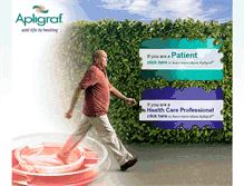 Tablet Screenshot of apligraf.com